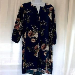 C&E floral loose fit dress
